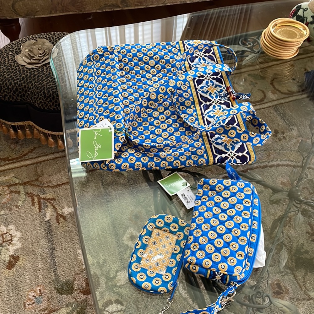 Vera Bradley Riviera Blue Set - Picture 7 of 7